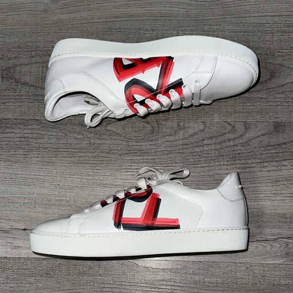 Women Burberry Westford MP Graffiti Sneakers - Picture 6 of 6